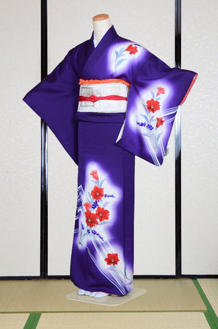 Japanese kimono. kimono for women. kimono female. houmongi kimono. tsukesage kimono.