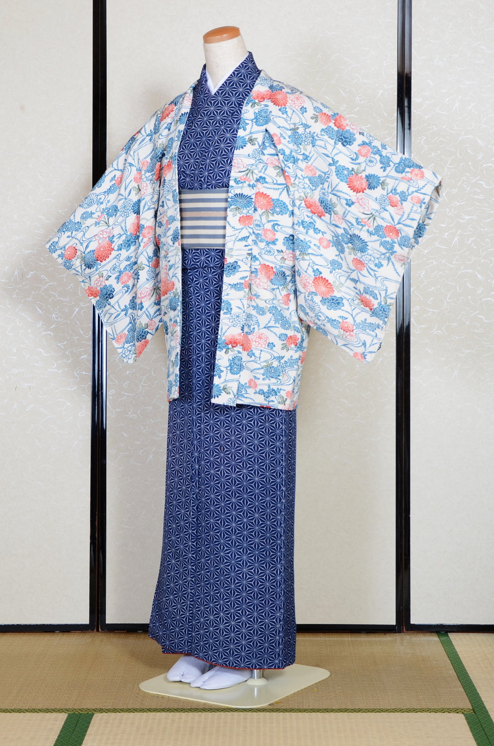 Japanese traditional kimono 6 items set Kimono yukata market sakura