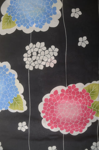 Japanese yukata kimono / H #507