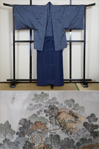 men kimono. Japanese kimono for men. montsuki hakama. kimono hakama set. kimono and hakama.