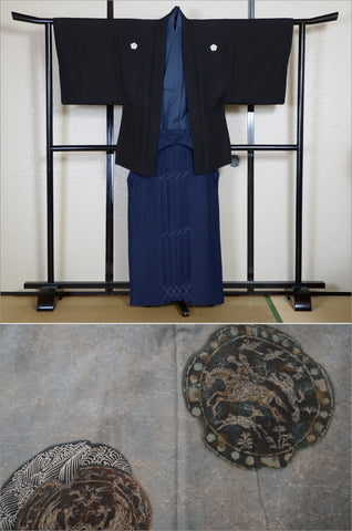 men kimono. Japanese kimono for men. montsuki hakama. kimono hakama set. kimono and hakama.