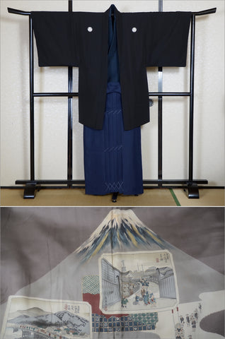 men kimono. Japanese kimono for men. montsuki hakama. kimono hakama set. kimono and hakama.