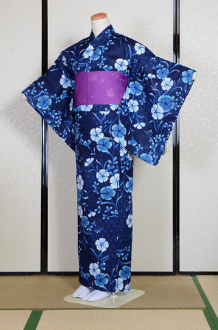 Japanese yukata kimono/ Plus size / P #420 /4L