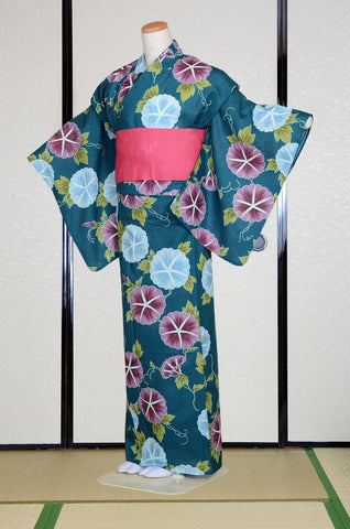 Japanese yukata kimono/ Plus size / P #427 /4L