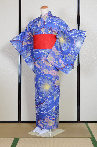 Japanese yukata kimono/ Plus size / P #417 /4L