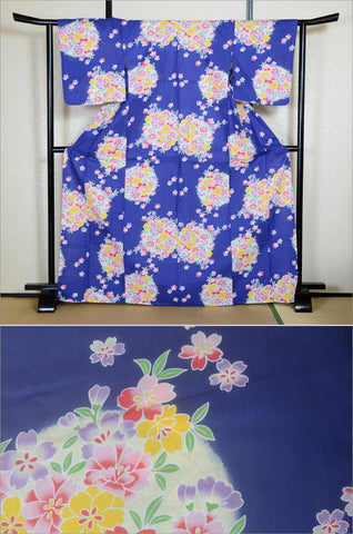 Japanese yukata kimono / H #516