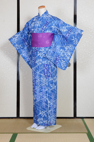 Japanese yukata kimono/ Plus size / P #415 /4L