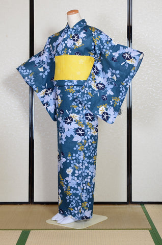 Japanese yukata kimono/ Plus size / P #413 /4L