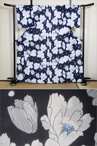 Japanese yukata kimono / H #489