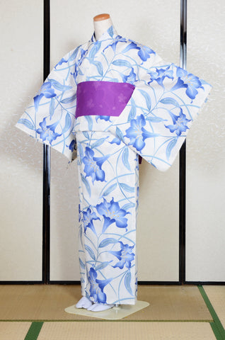 Japanese yukata kimono/ Plus size / P #394 /4L