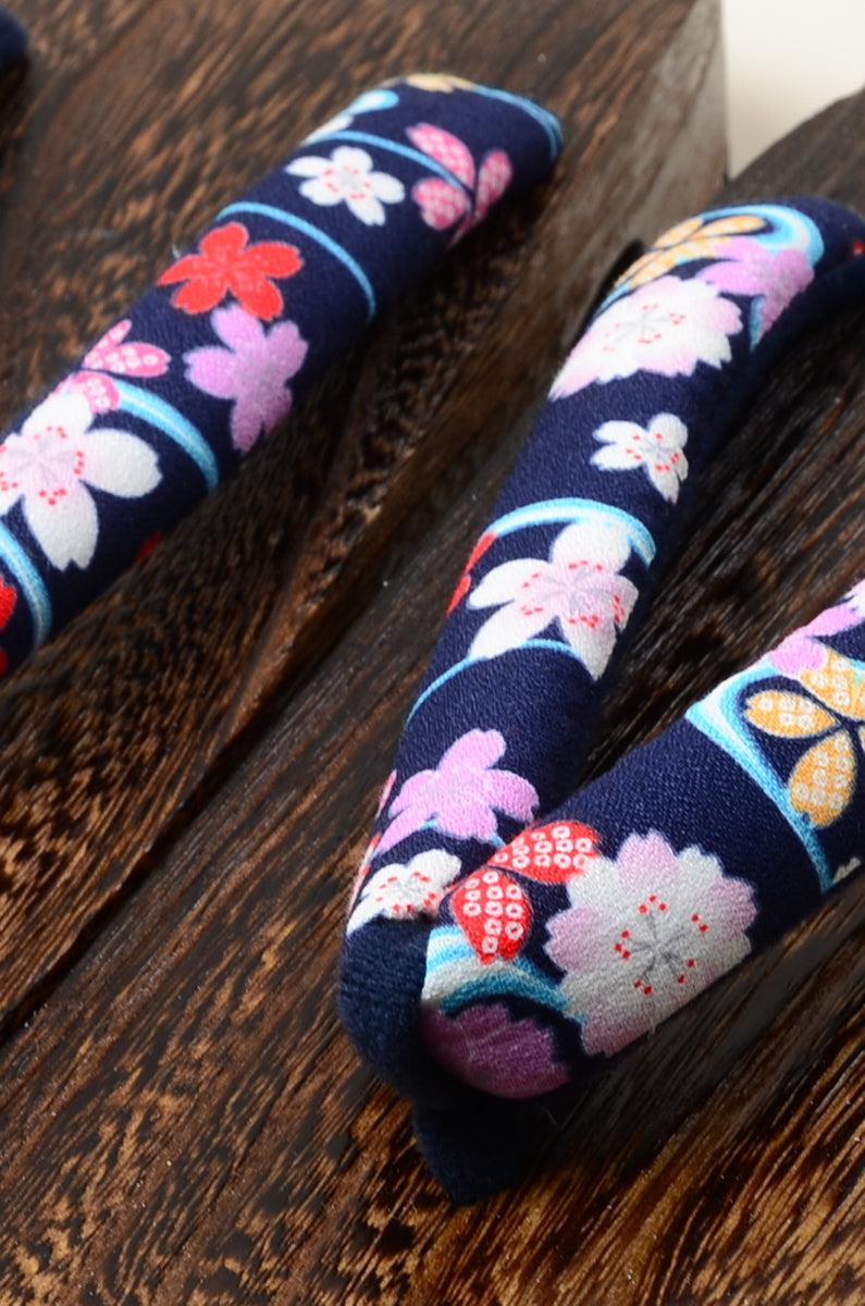 Geta sandal : Women Extra large #22 – Kimono yukata market sakura
