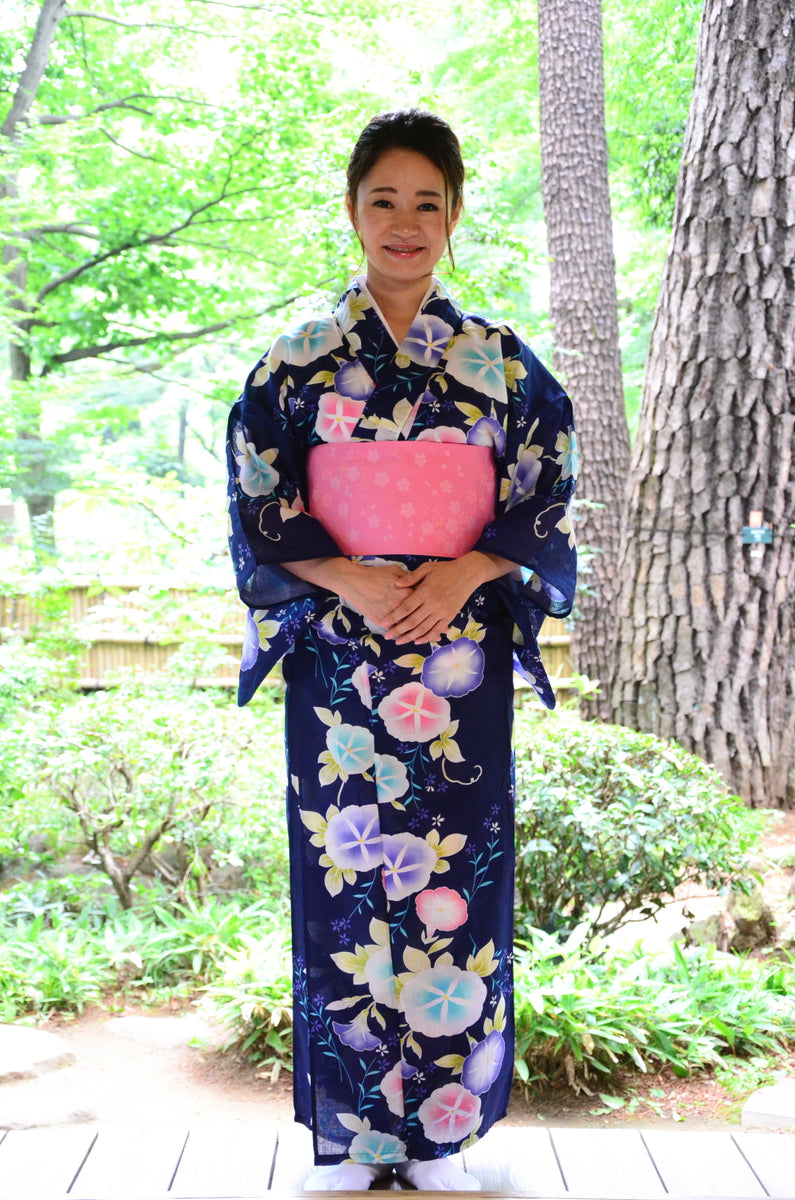 Japanese women yukata kimono. Summer kimono. – Kimono yukata market sakura